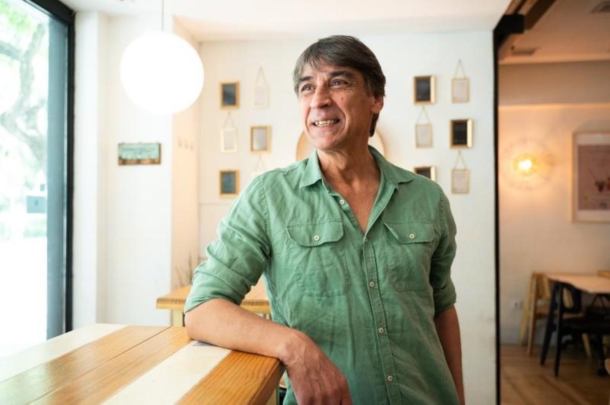 Manolo Bejarano en la entrevista con este diario.