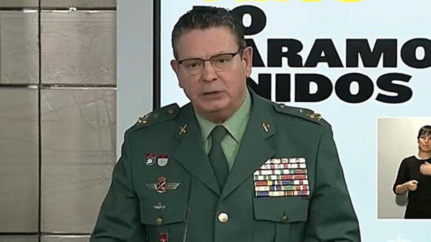 Laurentino Ceña, teniente general director operativo de la Guardia Civil.