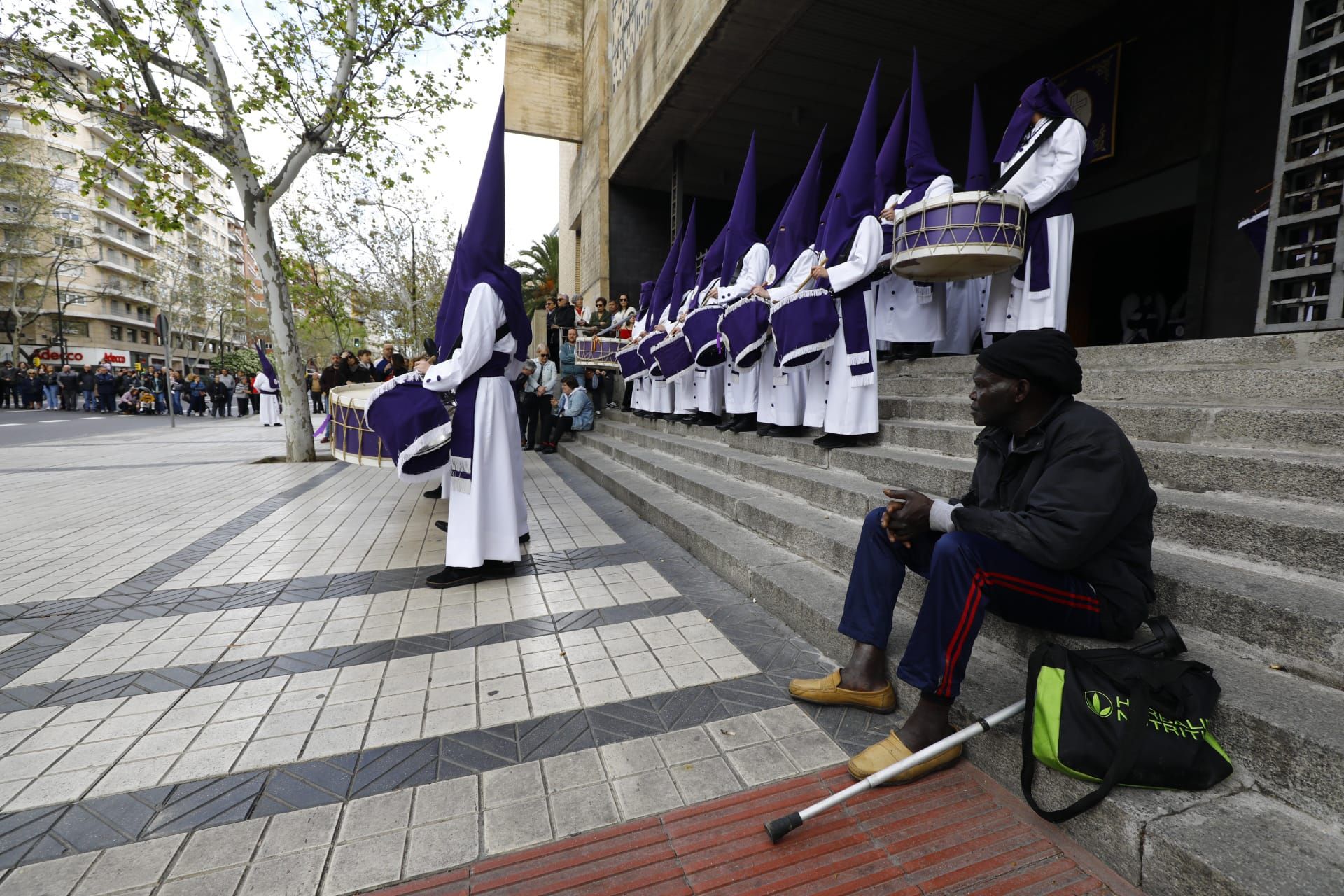 En imágenes | Procesiones del Jueves Santo en Zaragoza