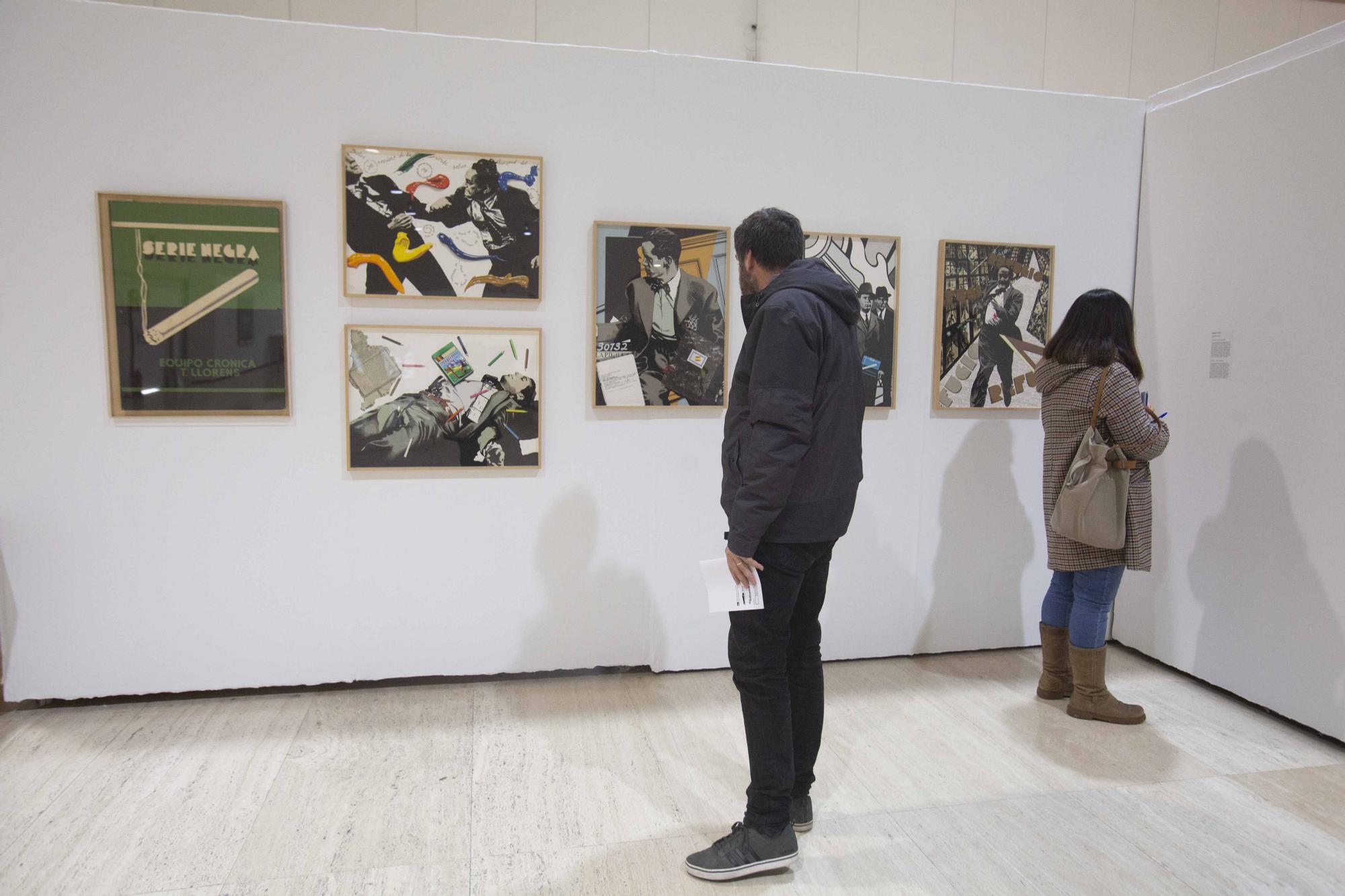 Exposición "Salto de página" de la Colección de Arte Banco Sabadell en el MUA