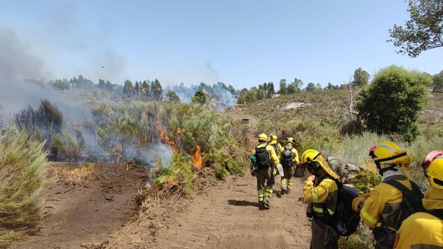 Desactivado el nivel 1 de peligrosidad del incendio en Valencia de Alcántara