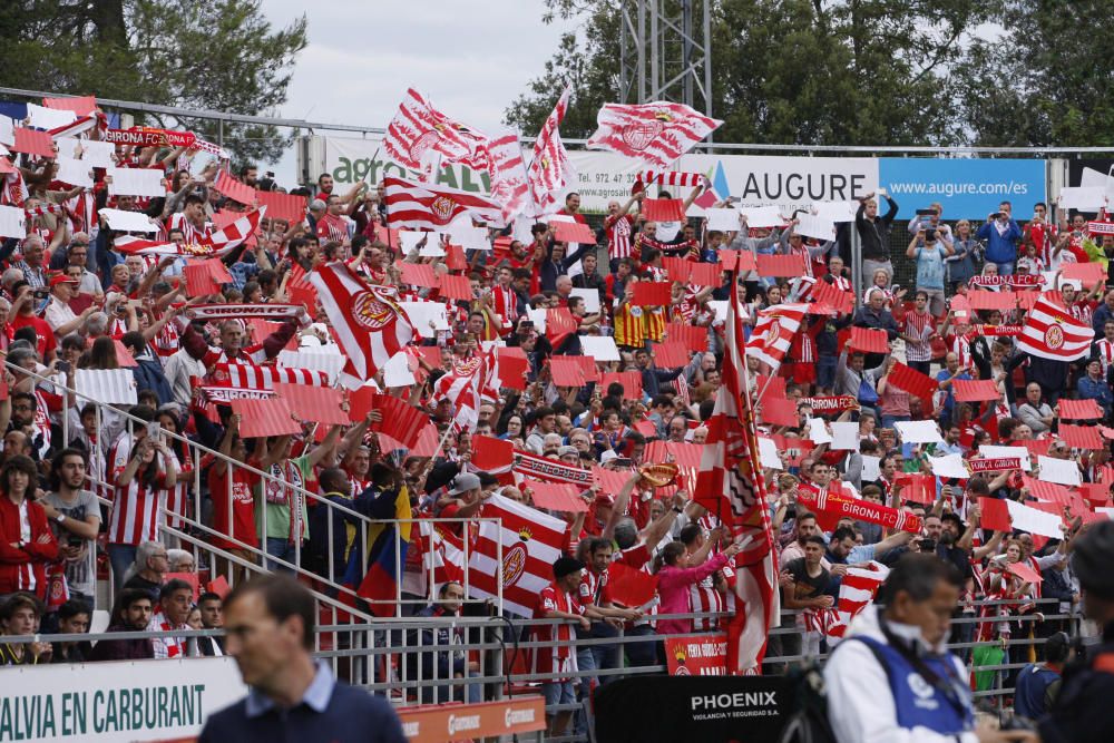 L'afició del Girona a Montilivi