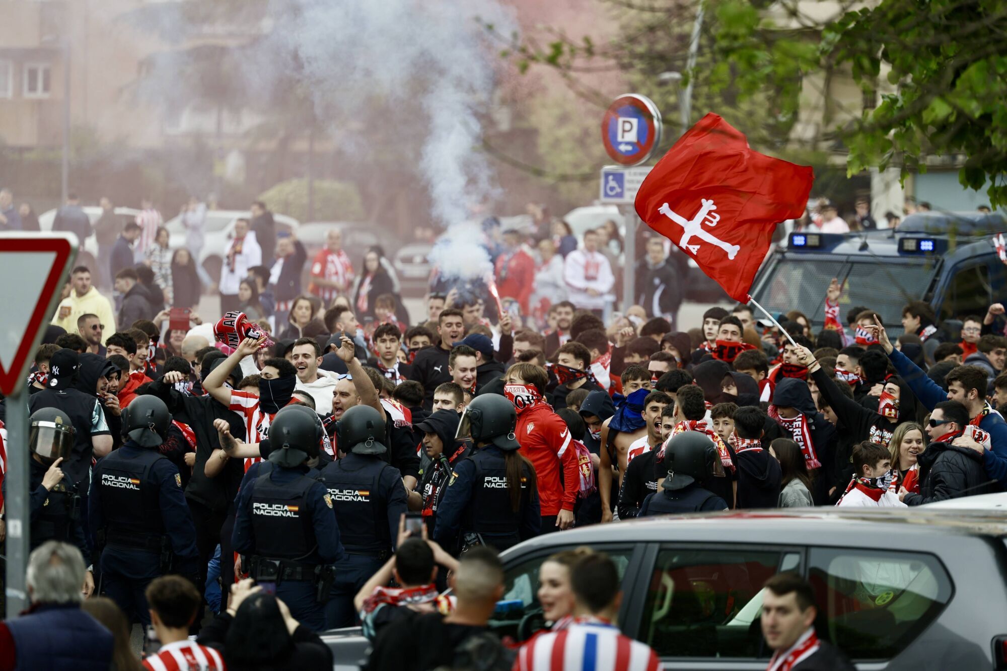 Así fue el partido entre el Sporting y el Deportivo