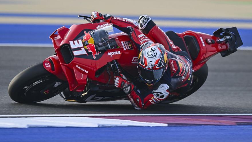 Pedro Acosta durante las sesiones libres del GP de Catar. | EFE