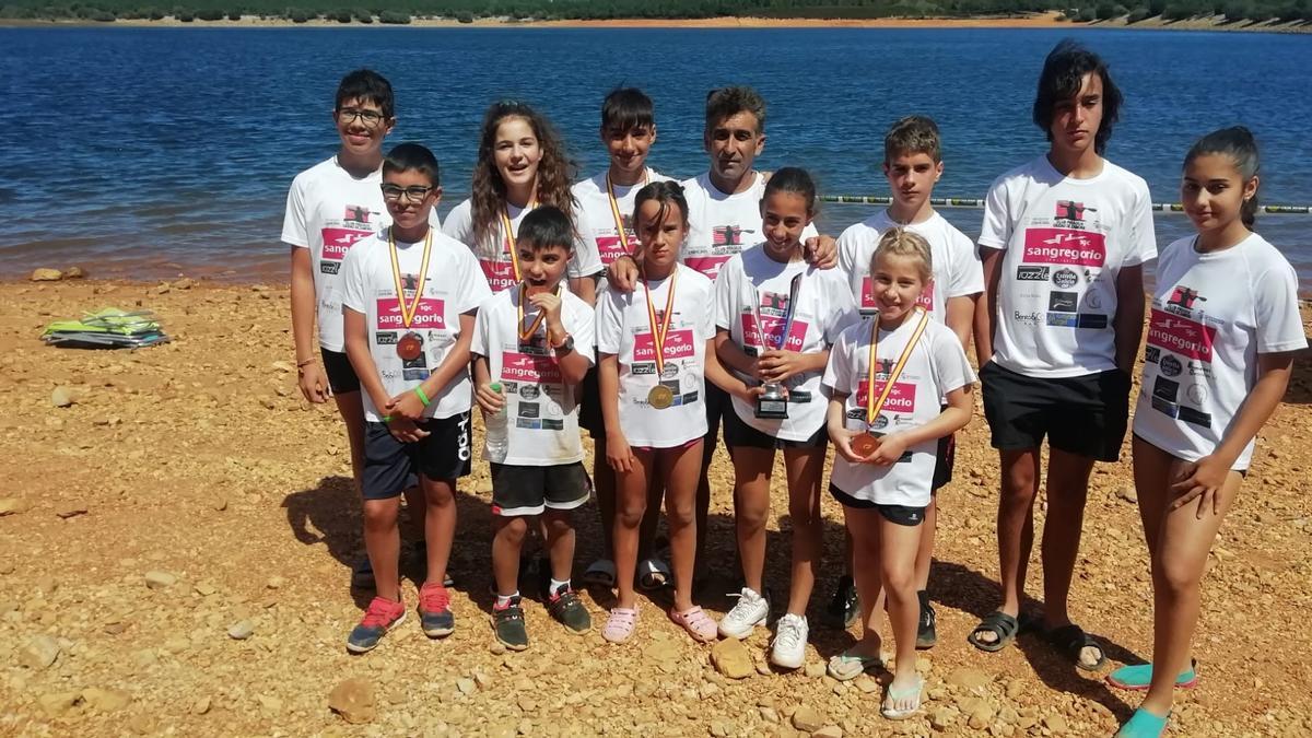 Foto de familia del San Gregorio Ciudad de Zamora en Tabuyo. | Cedida