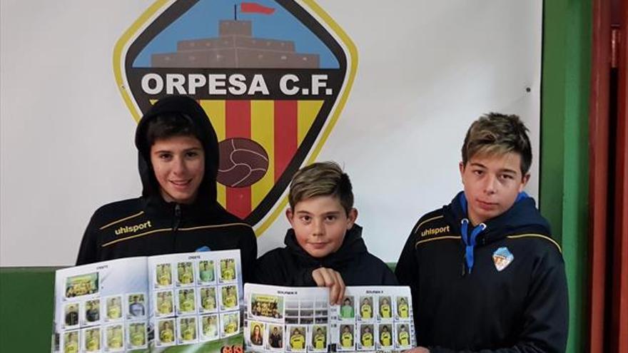 GRAN ÈXIT Orpesa CF i CB Burriana publiquen àlbums amb els seus jugadors