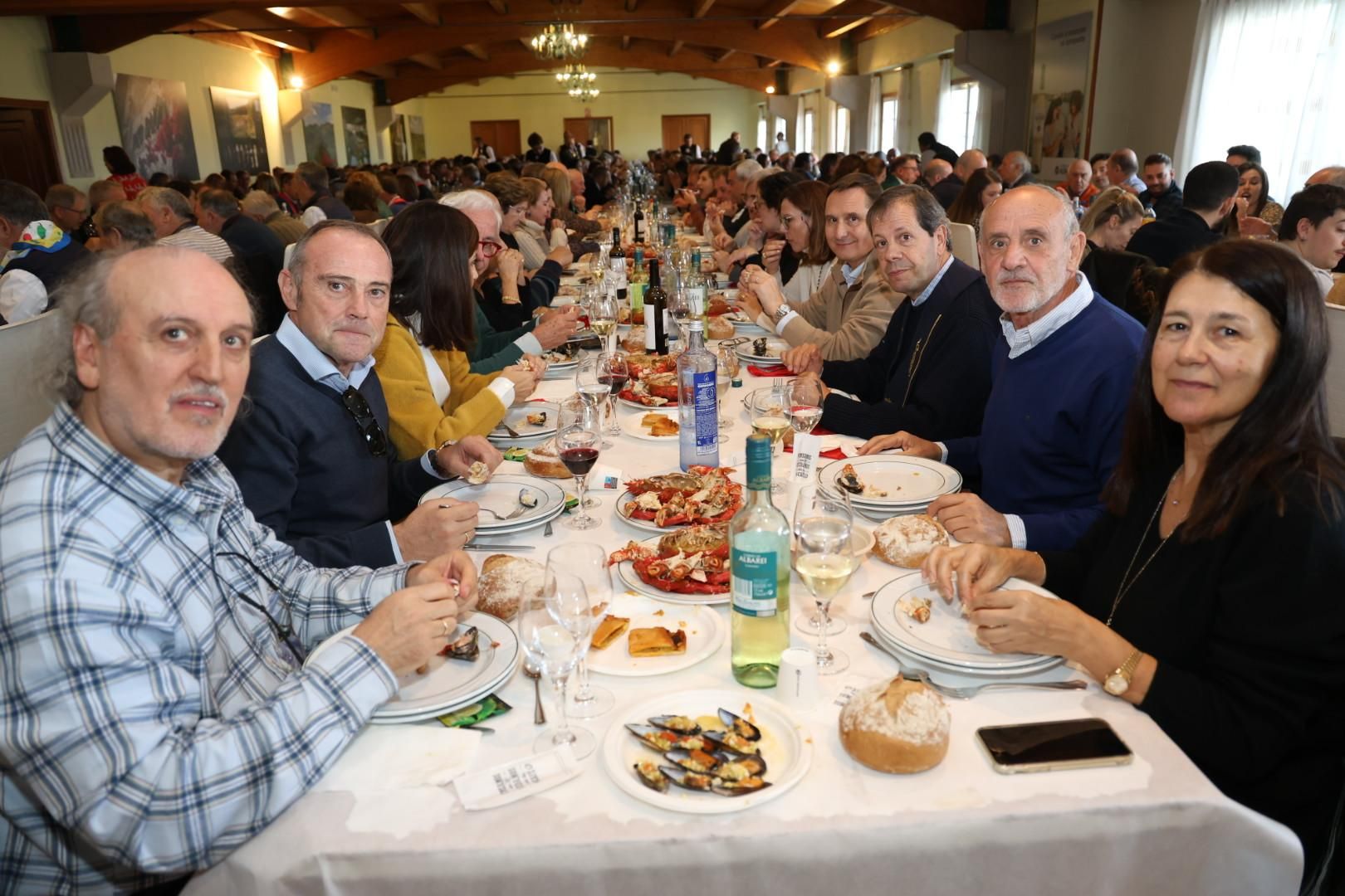 El almuerzo oficial del XXXI Capítulo da Cofradía do Centolo Larpeiro.