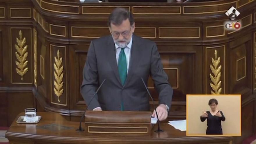 Rajoy acusa a Ábalos de mentir al Congreso