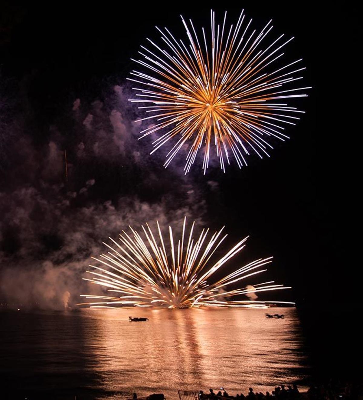 El castillo de fuegos artificiales más ecológico tiene lugar en Altea