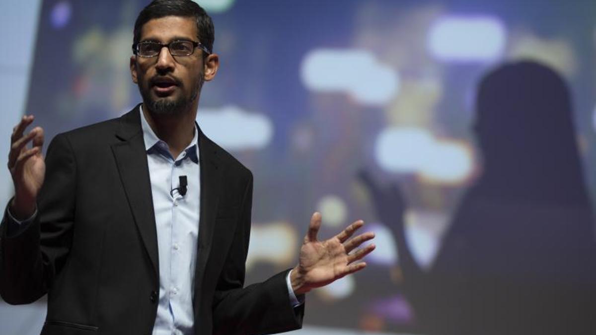 El presidente de Google, Sundar Pichai.