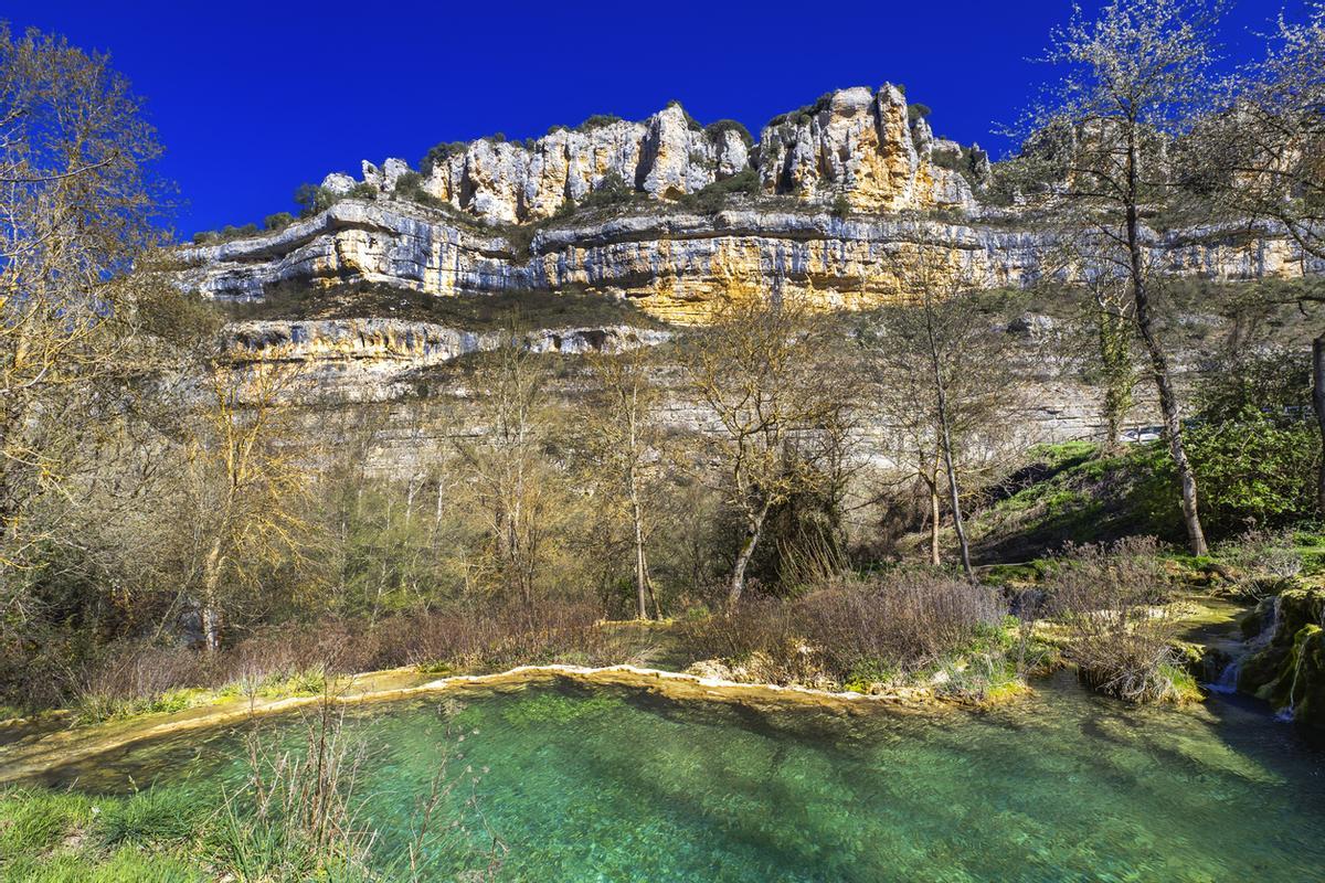 El paisaje kárstico del Cañón del Río Ebro.