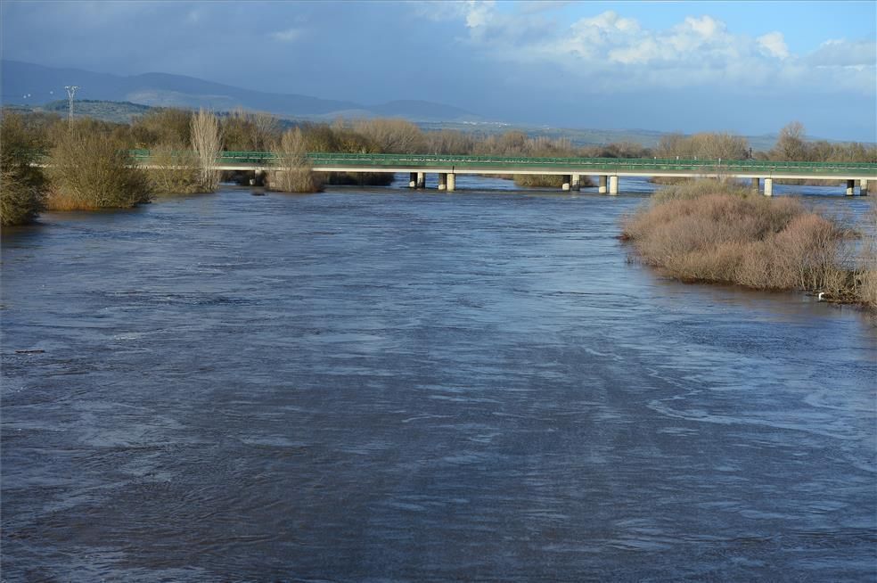 El temporal en Extremadura