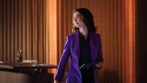 La consejera delegada de Veolia, Estelle Brachlianoff, durante la presentación en Poznan (Polonia) de los planes de la compañía.