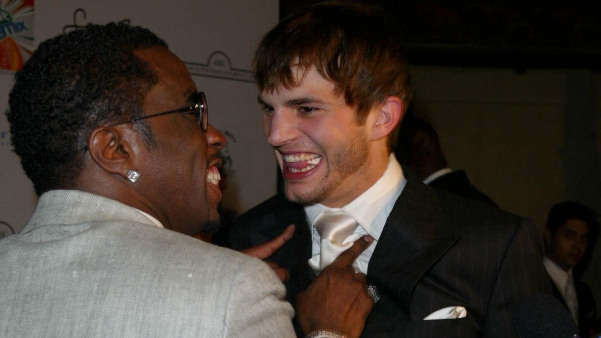 Sean Diddy Combs y Ashton Kutcher, amigos hasta que la cárcel los separe