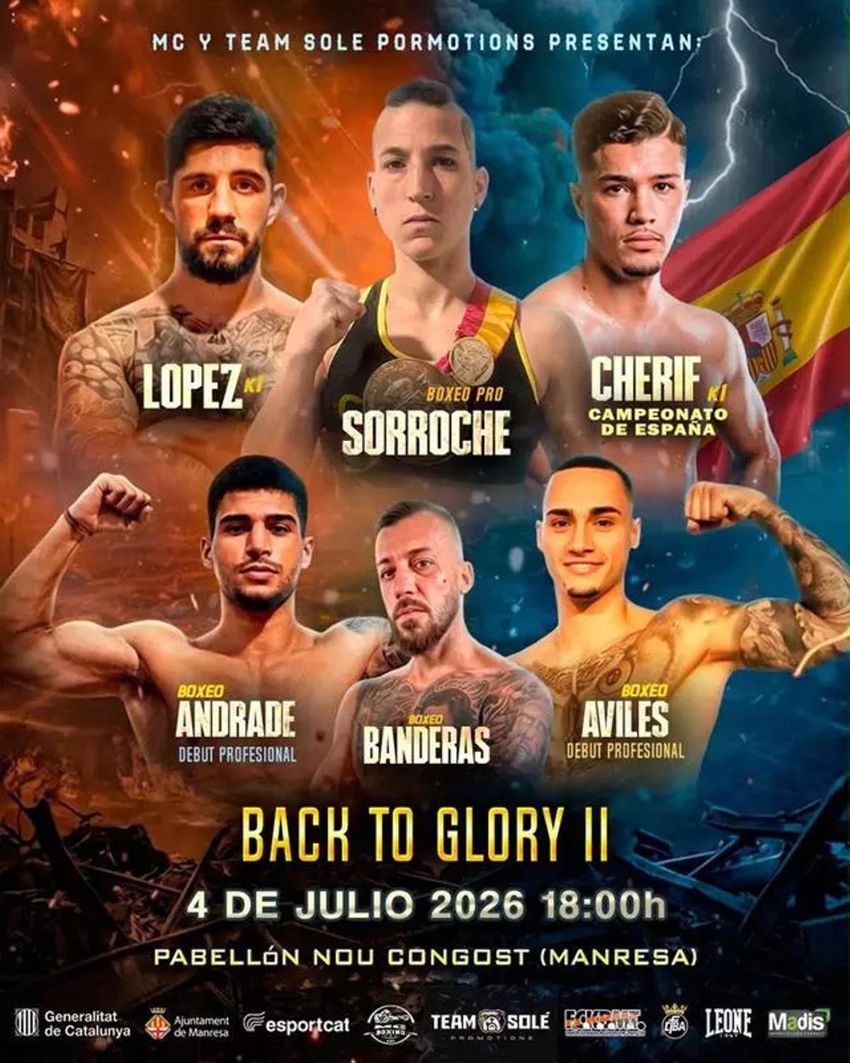 Vetllada de boxa al Nou Congost