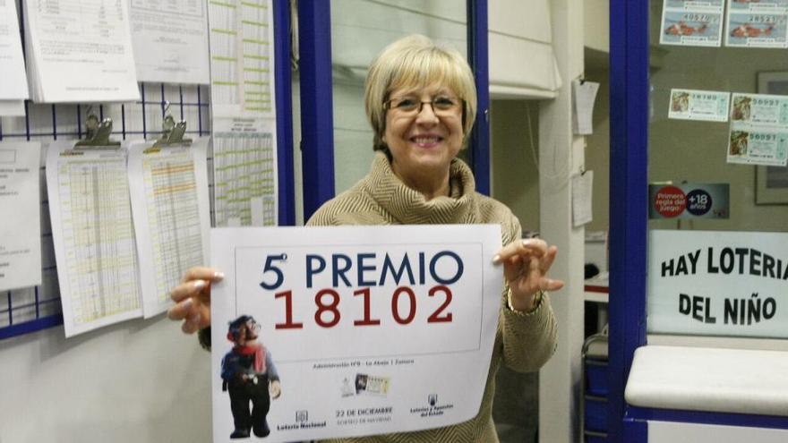 Lotería de Navidad: 60.000 euros del quinto premio, en Zamora