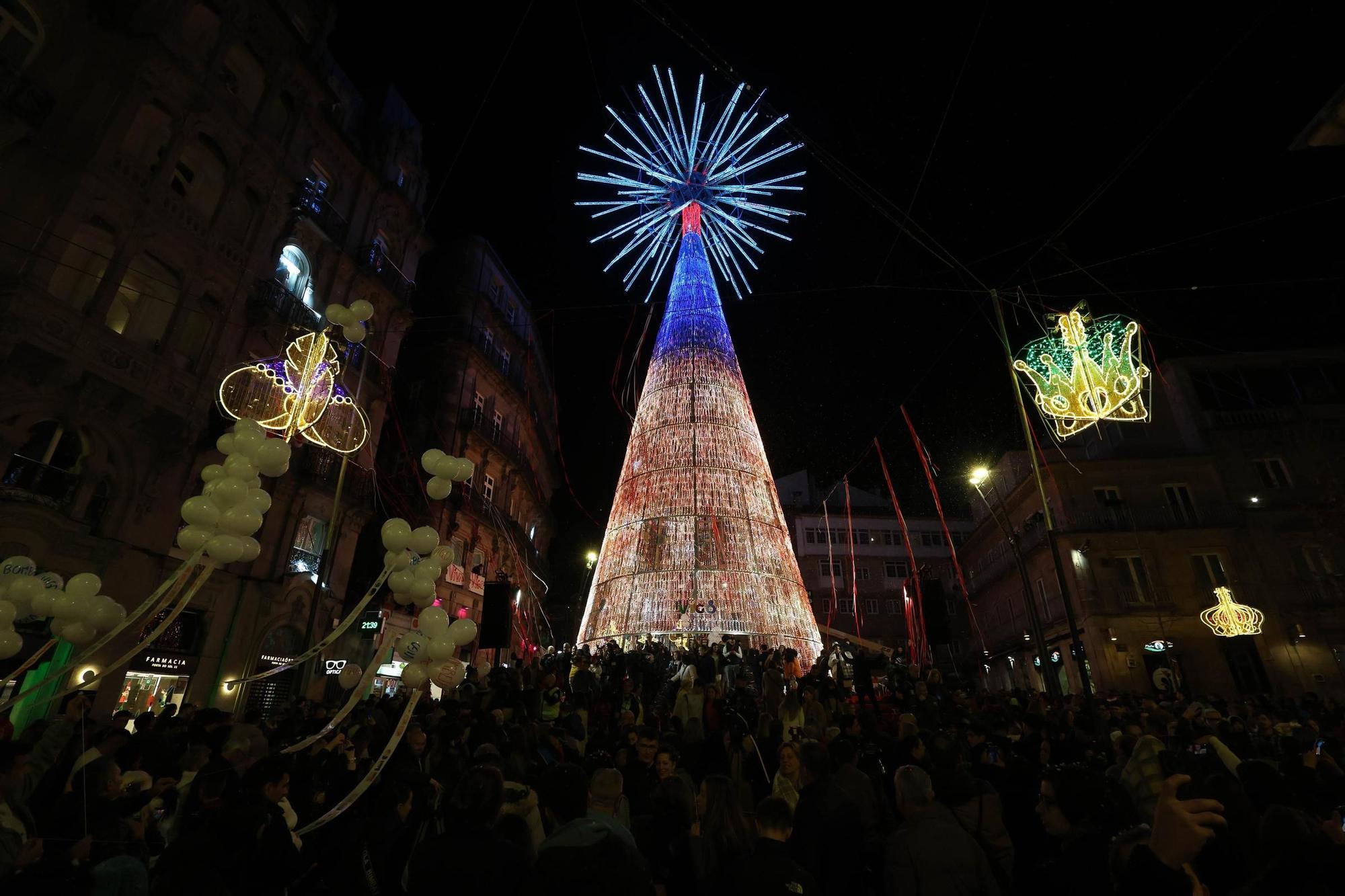 La Navidad de Vigo ya deslumbra al mundo