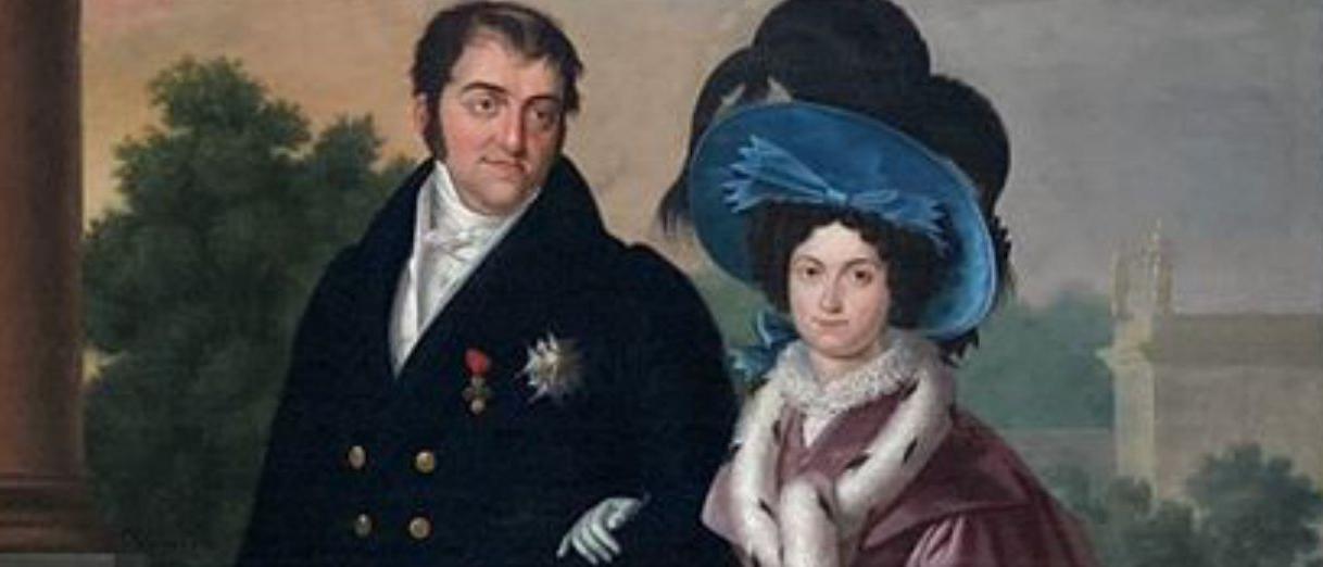 «Fernando VII y María Cristina», de Luis de la Cruz y Ríos.