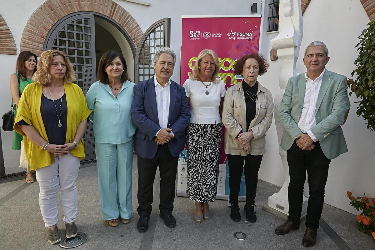 Inaguración de los Cursos de Verano de la Universidad de Málaga con la exministra de Asuntos Exteriores Ana Palacio.