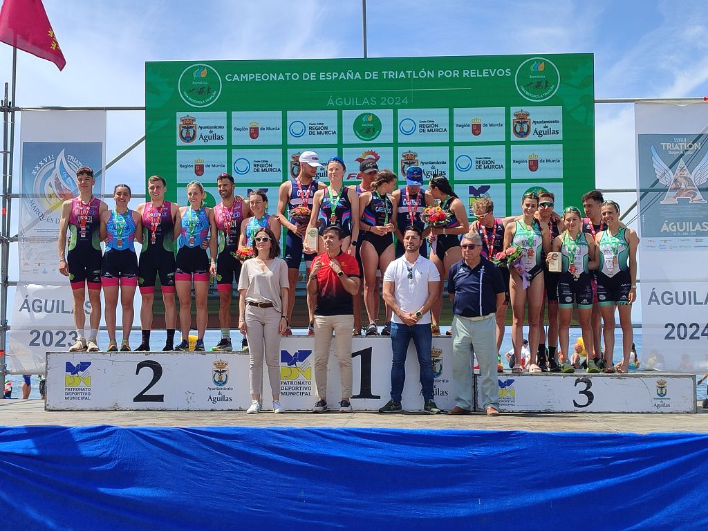 Campeonato de España de Triatlón de relevos en Águilas