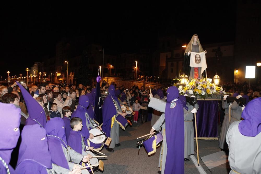 Procesión del Miércoles Santo en Gijón