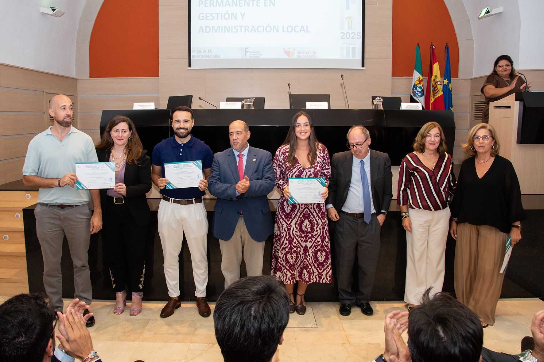 Acto de inauguración de la tercera edición del Máster de Formación en Gestión y Administración Local