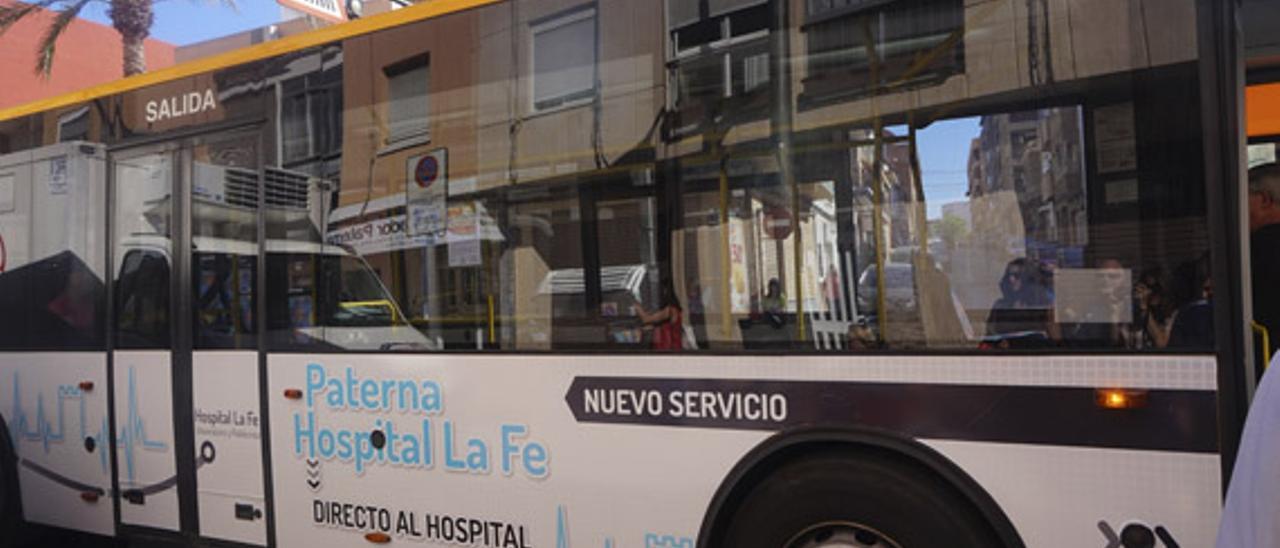 Autobús que va desde Paterna a La Fe.