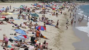 La playa del Callao de Mataró, en una imagen de archivo