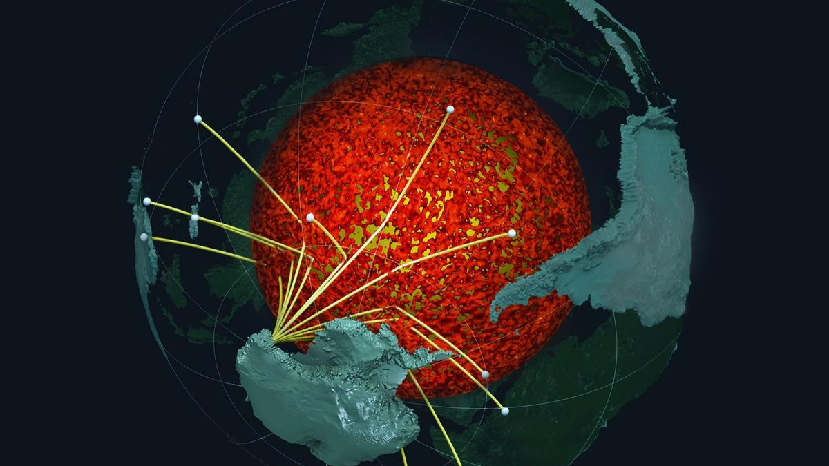 Las ondas sísmicas de los terremotos y los sensores en la Antártida dejan ver una estructura a lo largo del límite entre el núcleo y el manto de la Tierra: son las zonas de ultra baja velocidad (ULVZ), “montañas” subterráneas que pueden superar los 40 mil metros de altura.
