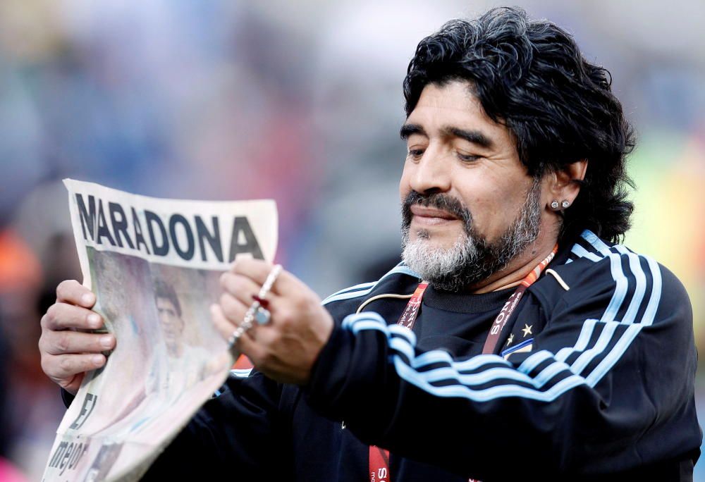 Las mejores imágenes de la vida de Maradona