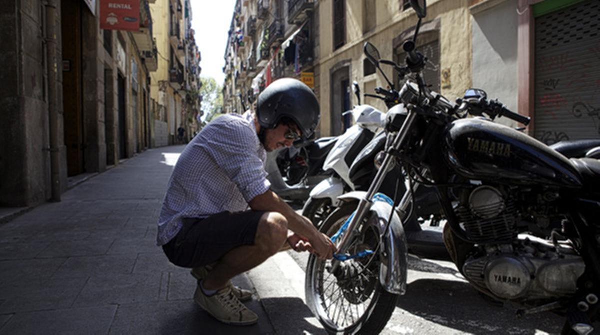 A Barcelona es roben set motos al dia.