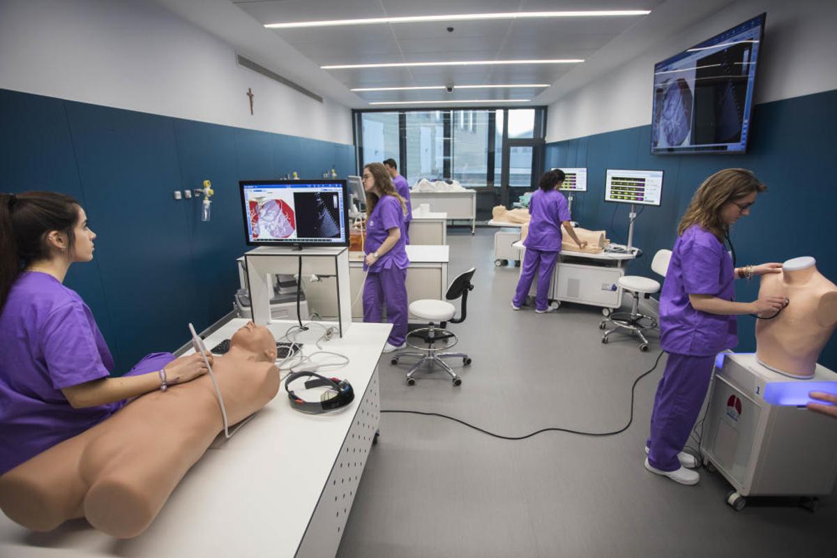 Instalaciones del Hospital Virtual de la Universidad Católica de Valencia