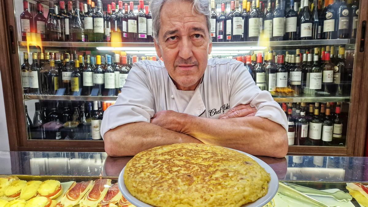 El chef Pablo Medrano, en su restaurante.