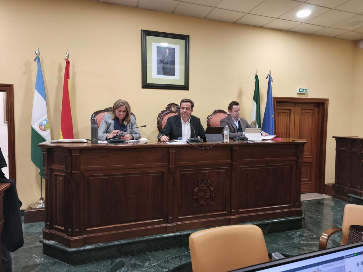 Un momento del Debate sobre el Estado de la Ciudad en el Ayuntamiento de Lucena.