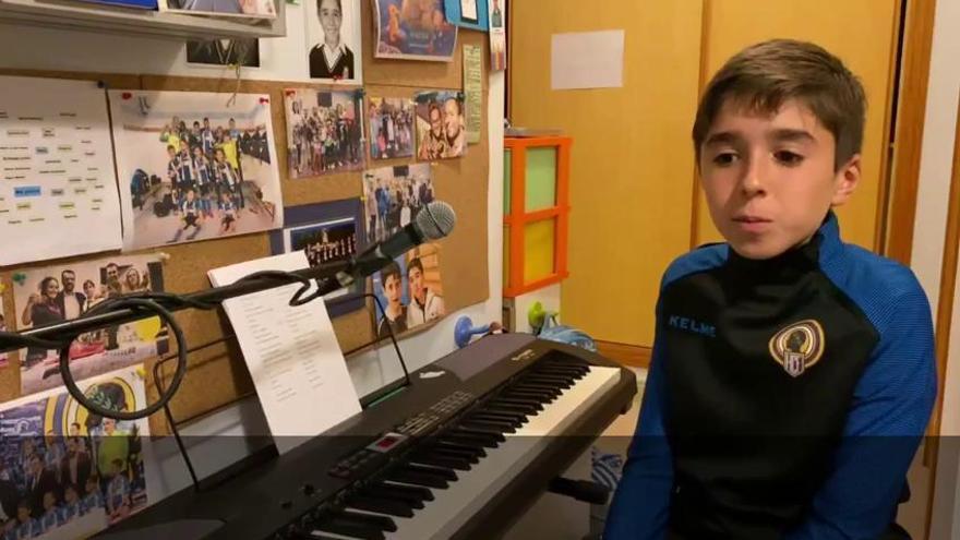 Un joven herculano dedica una canción a todos los que luchan contra el coronavirus