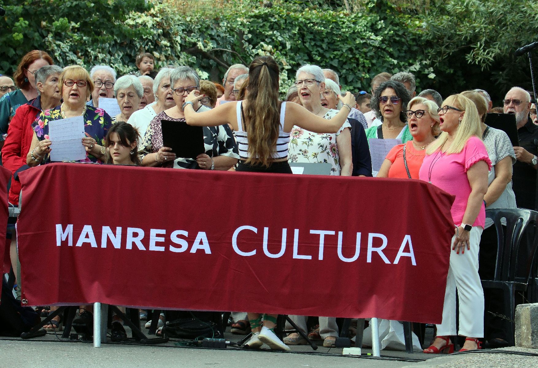 Així ha estat l'acte institucional per la Diada a Manresa