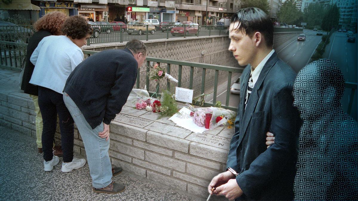 Lugar de la avenida Cesáreo Alierta en el que siempre se le podía ver la víctima, y su asesino el día del juicio.