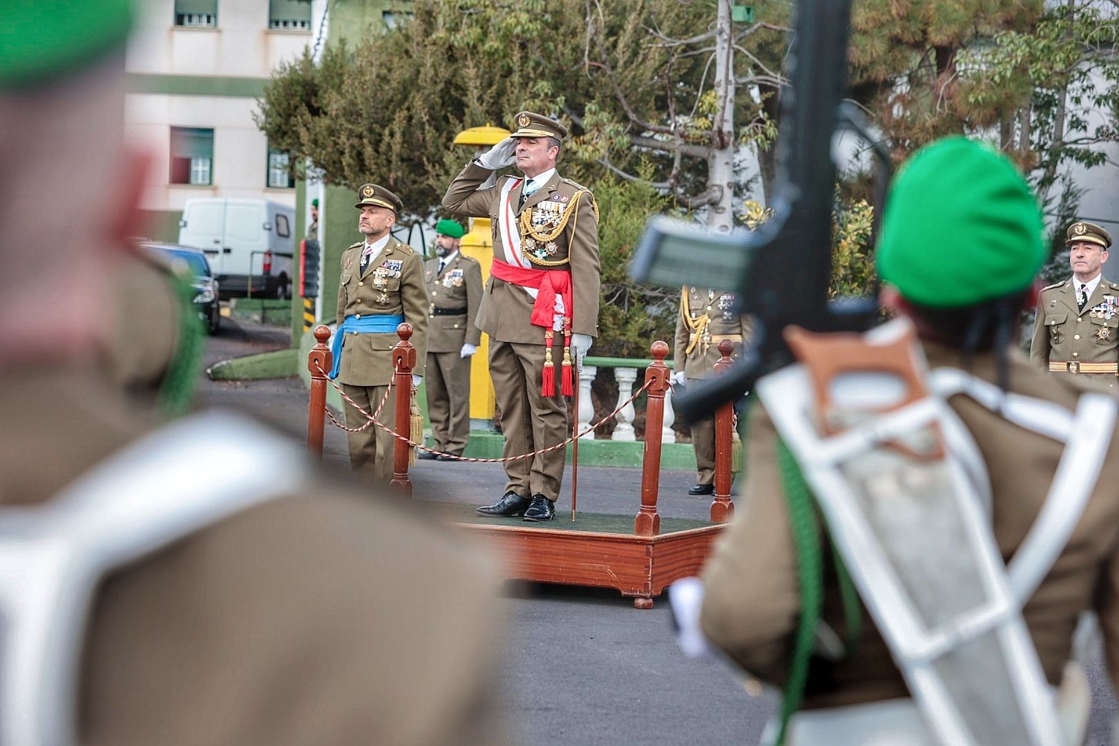 Acto militar por San Juan Bosco, patrón de los especialistas del Ejército