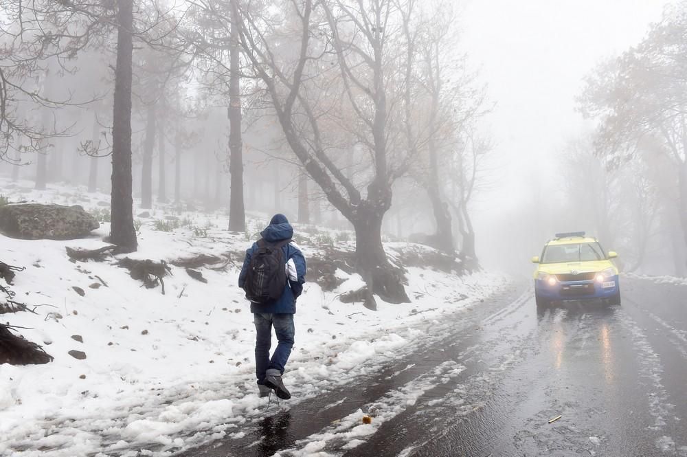 Nieve en Gran Canaria (01/02/2018)