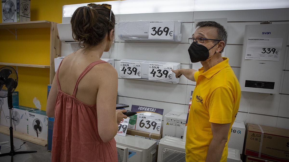 Venta de aparatos de aire acondicionado en el Miró de Ronda Sant Antoni