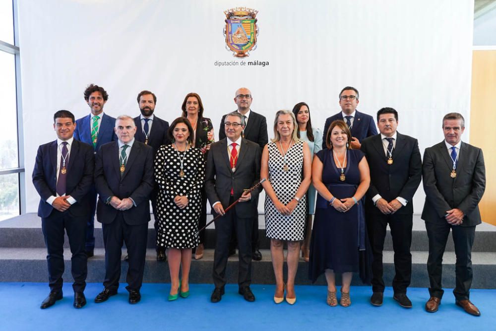 El candidato propuesto por el Partido Popular, Francis Salado, ha sido elegido este miércoles como presidente de la Diputación de Málaga en el transcurso del pleno de investidura.