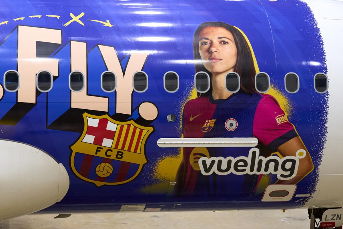 Vueling y el Barça Femenino presentan el nuevo avión del equipo inspirado en la trayectoria de sus jugadoras