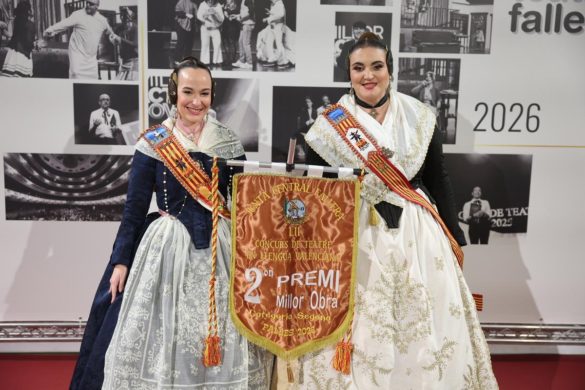 Los ganadores del Teatre Faller 2026 Los ganadores del Teatre Faller 2026