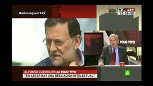 Alfonso Guerra, ahir al migdia a ’Al rojo vivo’ (La Sexta).