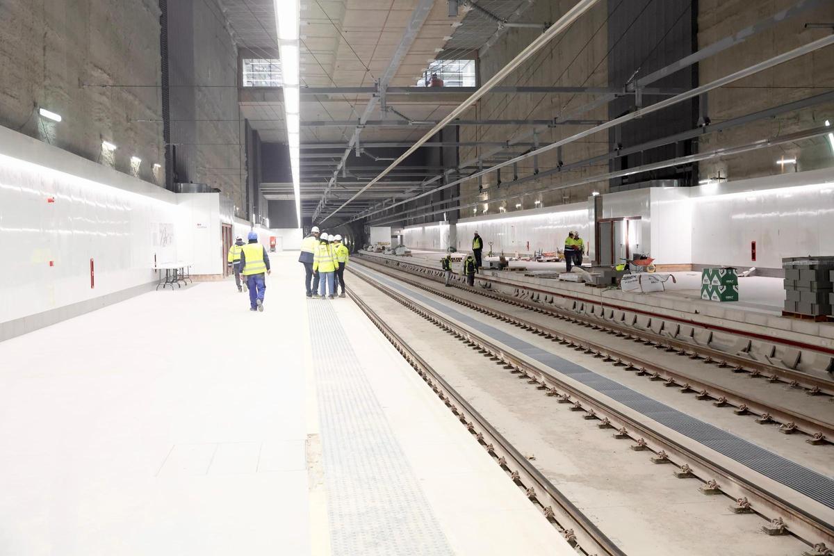 Así están las obras del acceso ferroviario de Rodalies al aeropuerto de Barcelona-El Prat Así están las obras del acceso ferroviario de Rodalies al aeropuerto de Barcelona-El Prat