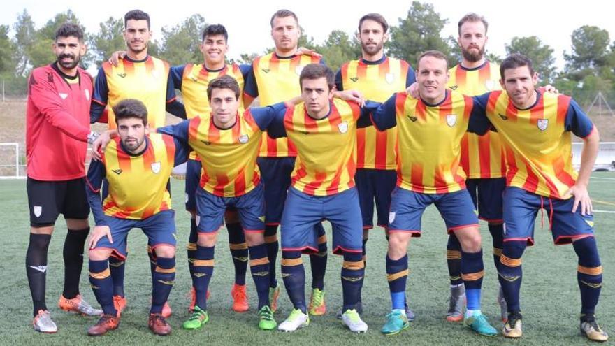 Selecció catalana amateur; Putxi és el segon per l&#039;esquerra a la fila de baix