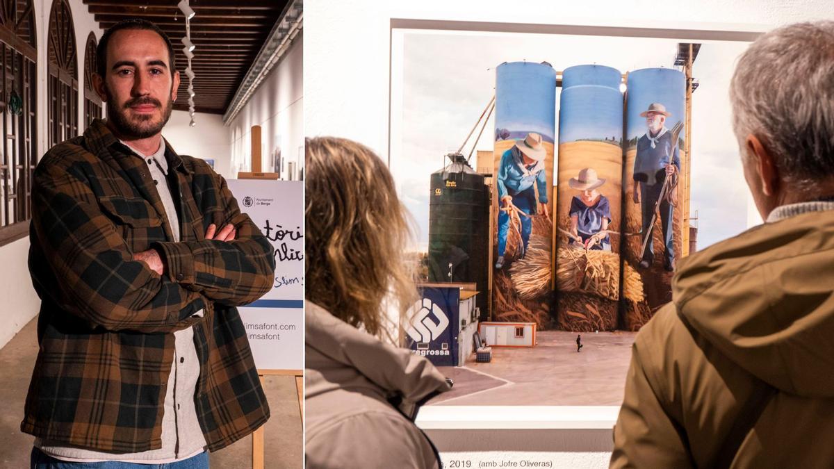 Inauguració de l'exposició "Una història per explicar", del berguedà Slim Safont