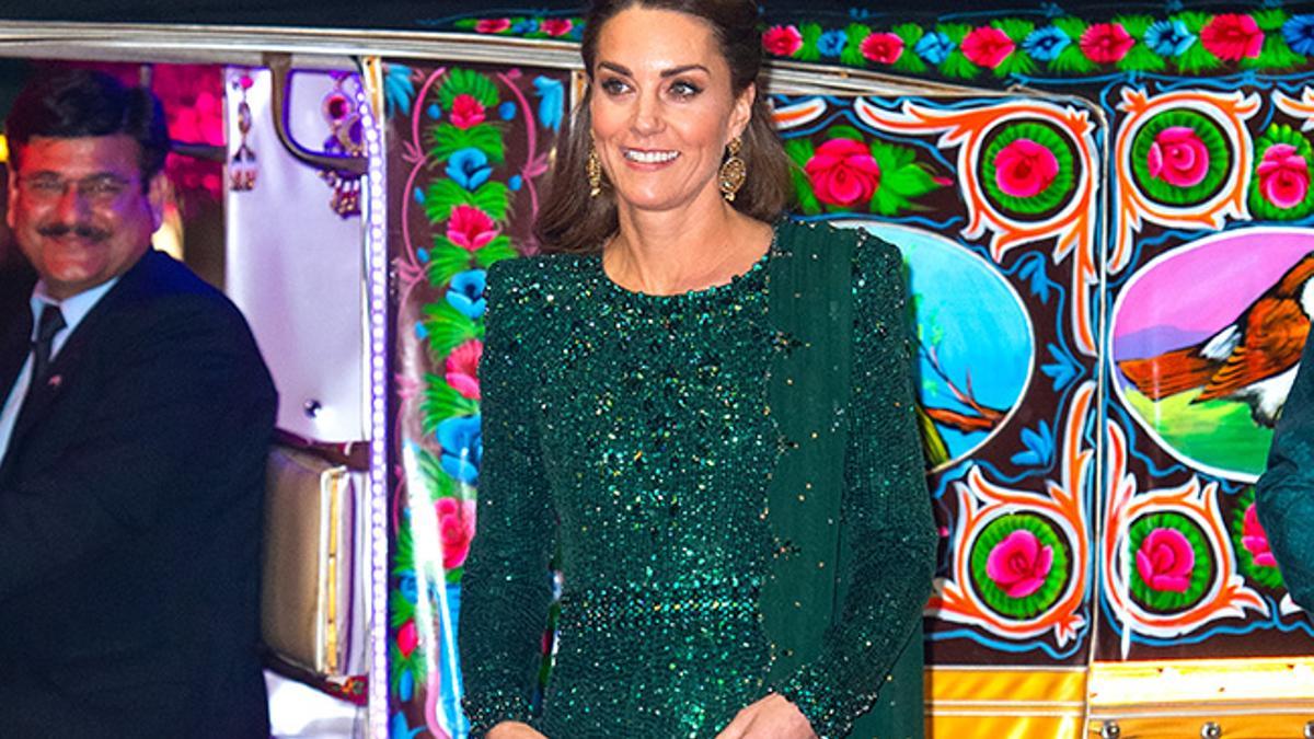 Kate Middleton en la primera cena de gala en Pakistan