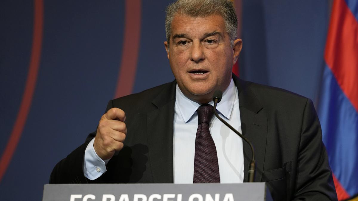 Joan Laporta: "El Barça no ha realizado nunca una actuación que tenga como finalidad una intención de alterar la competición"