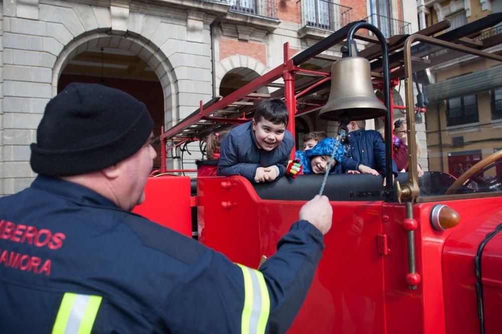 Simulacro de los Bomberos de Zamora